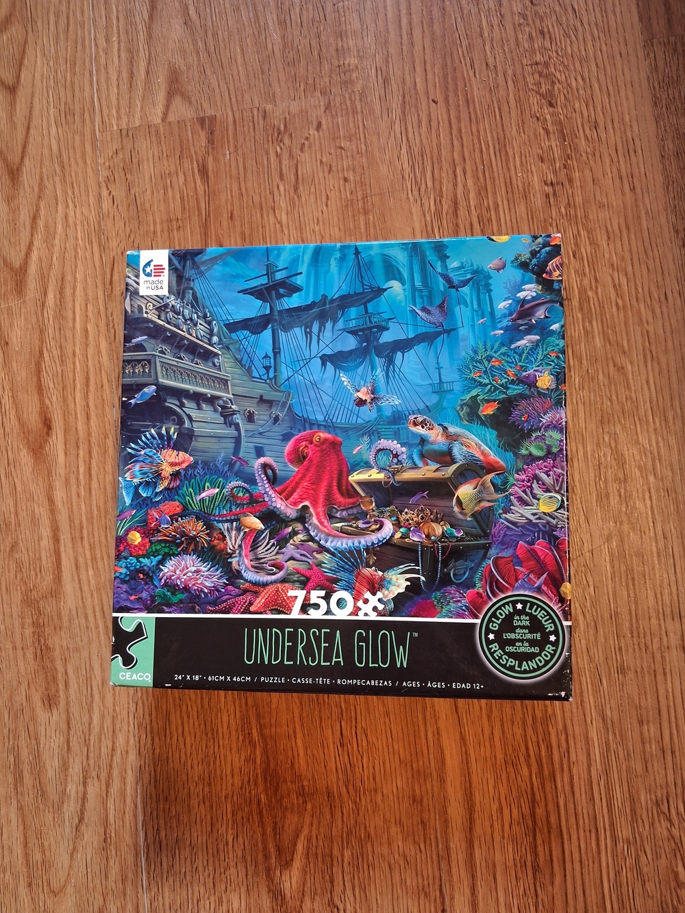 Ceaco Undersea Glow 750-Piece Jigsaw Puzzle - Blue/Multicolor